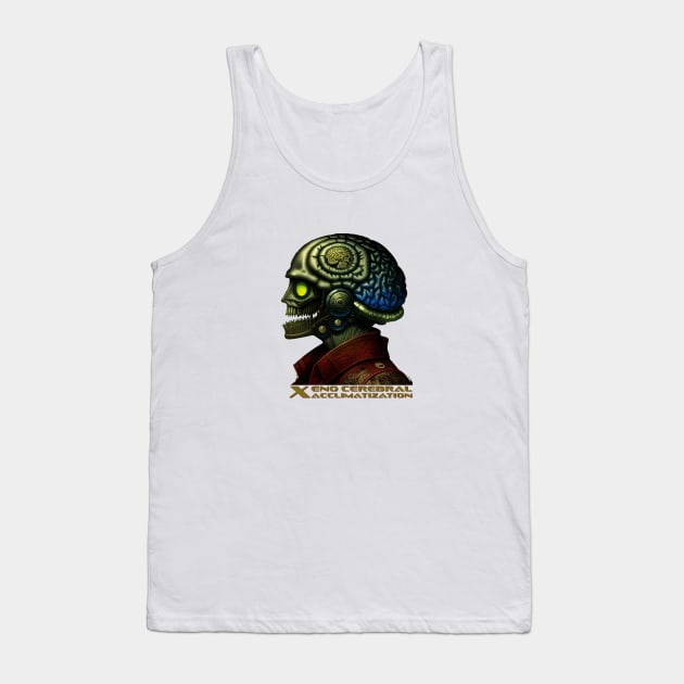 Xeno Cerebral Acclimatization Tank Top by Atomic City Art